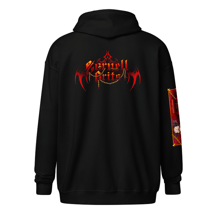 Cornell Logo Zip Up Hoodie product image (2)