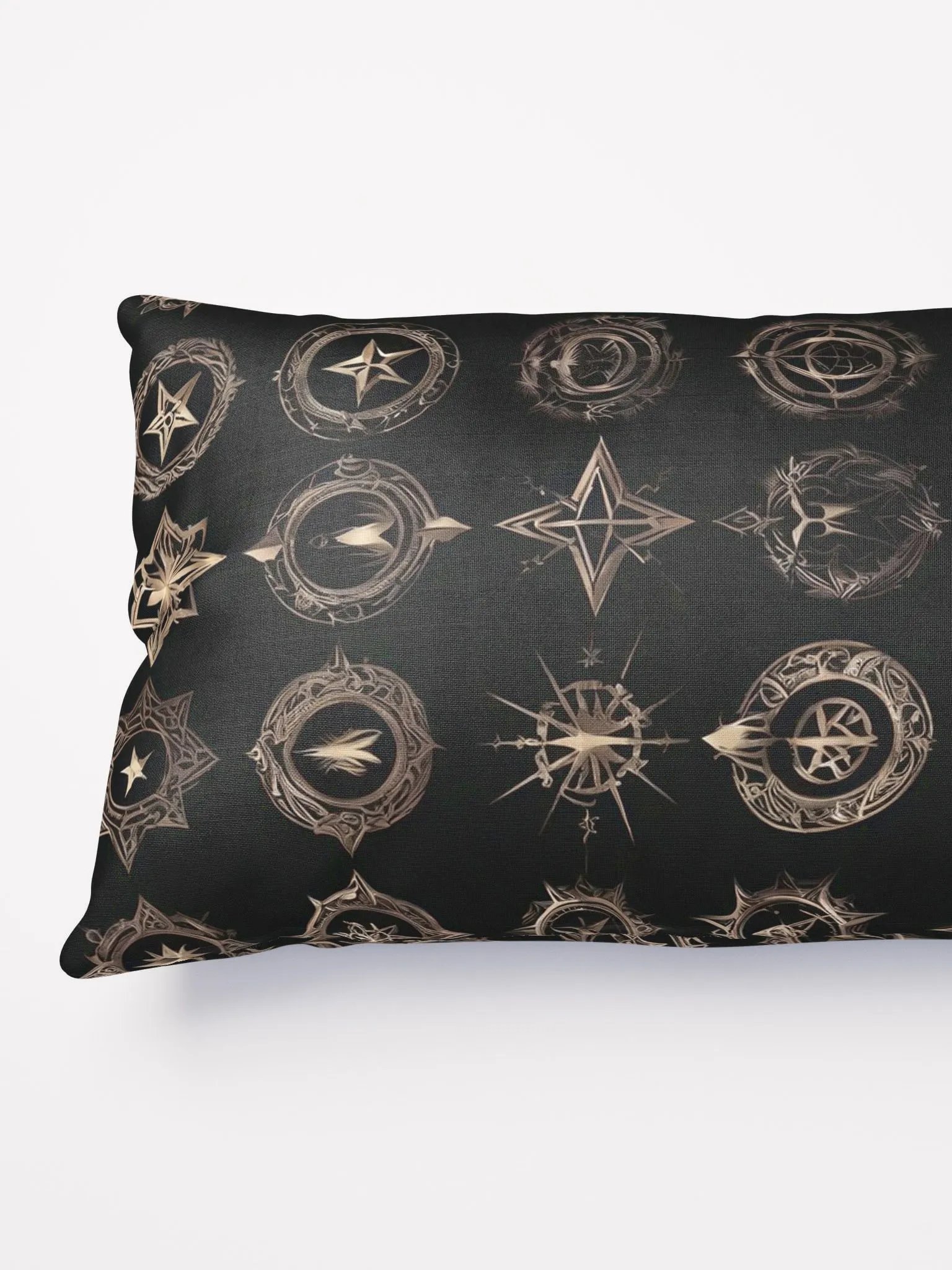 Black and Gold Symbology Cushion product image (3)