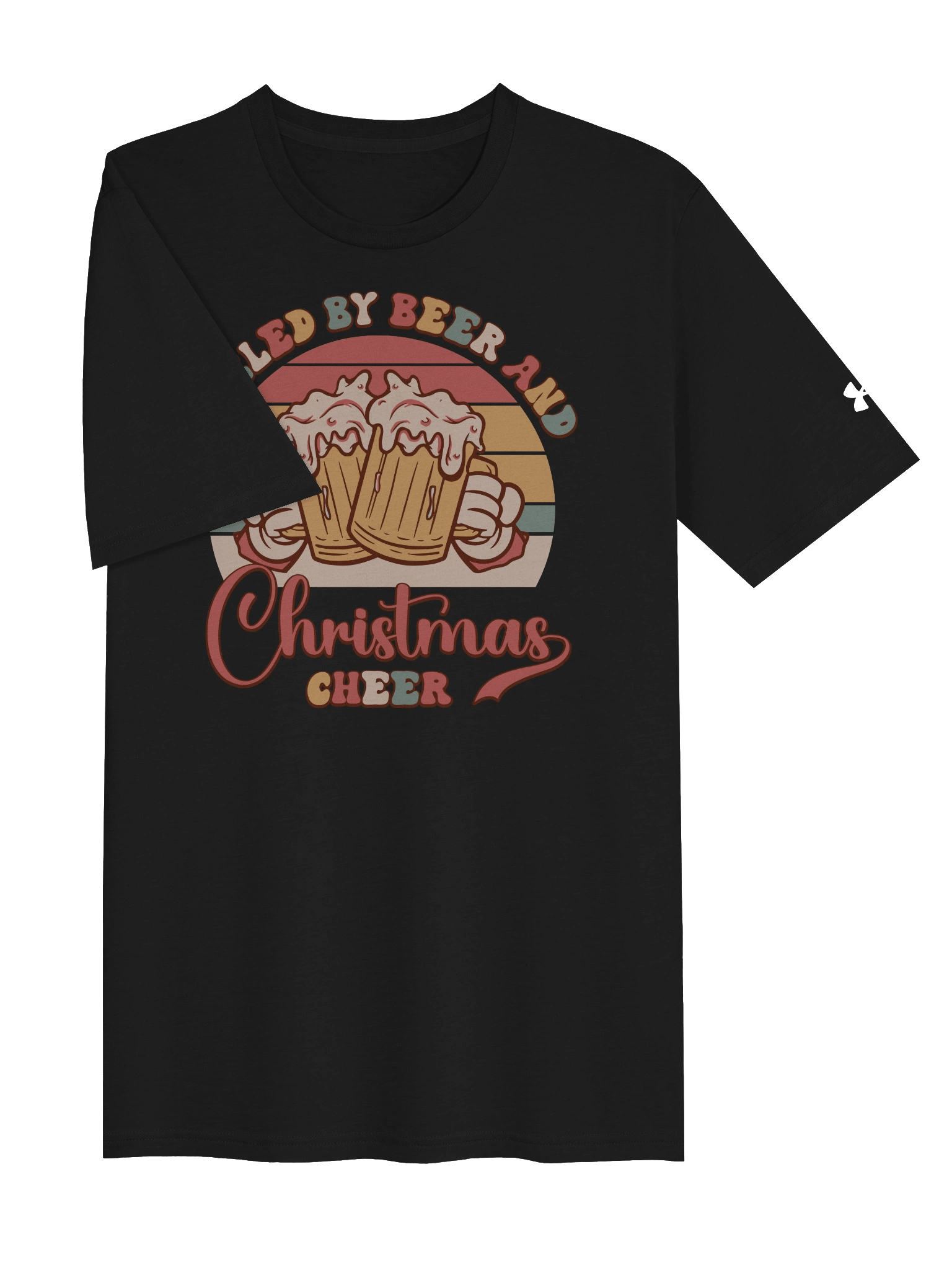 Fueled by Beer and Christmas Cheer T-Shirt product image (3)