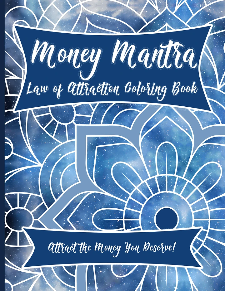 Money Mantra Mandala Coloring Book product image (1)