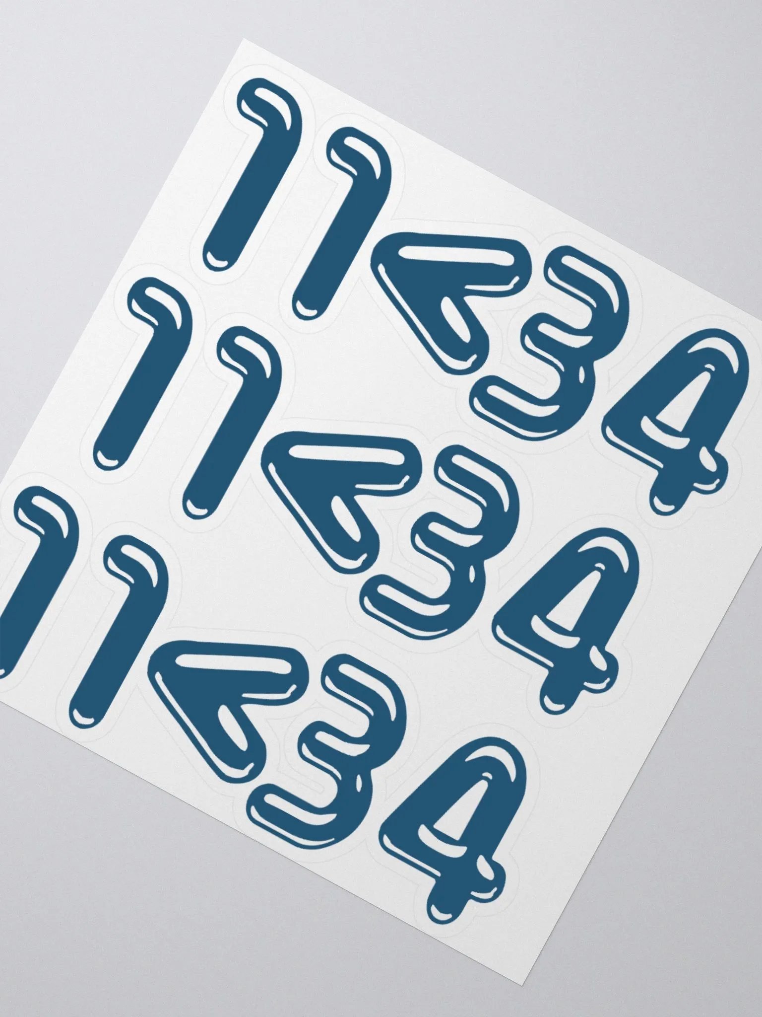 11<34 Kiss cut sticker sheet product image (2)