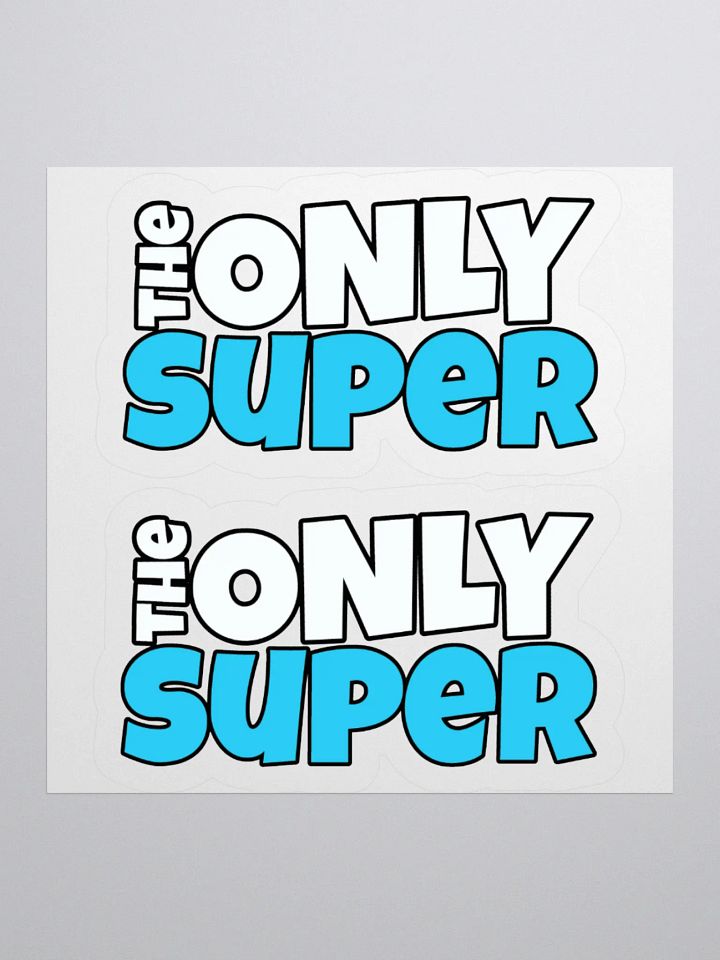 TheOnlySuper - Kiss Cut Stickers product image (3)