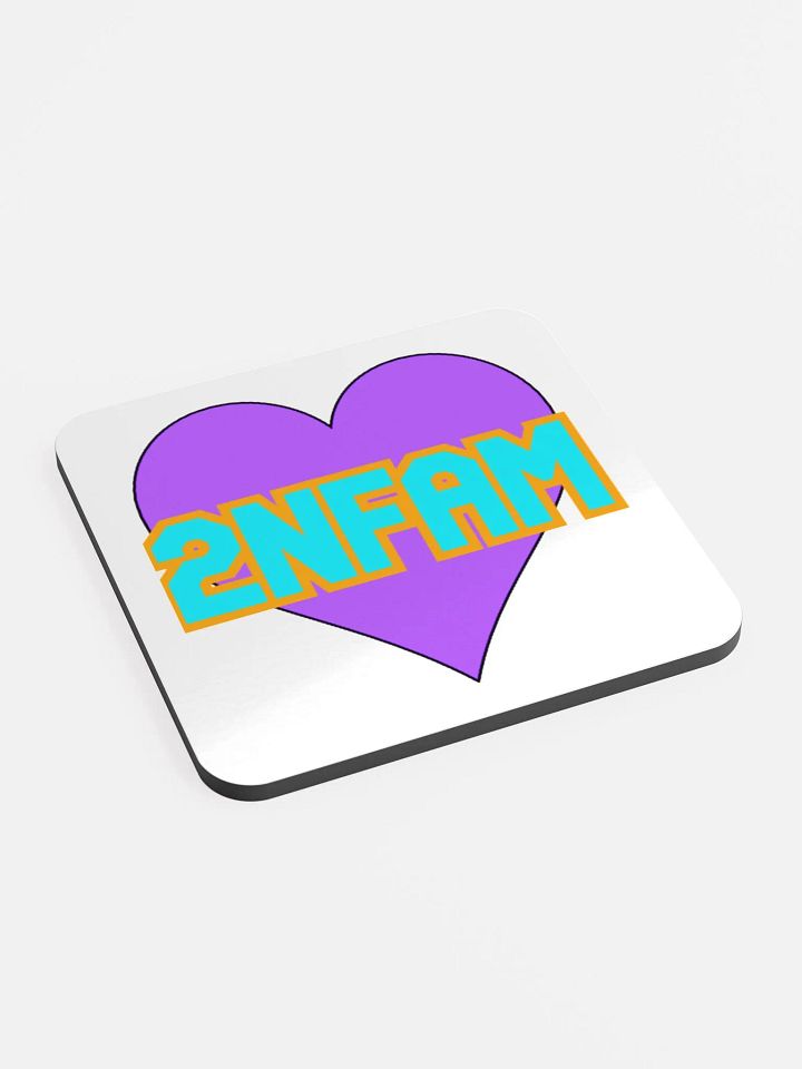 2NFAM Heart Coaster (White) product image (2)