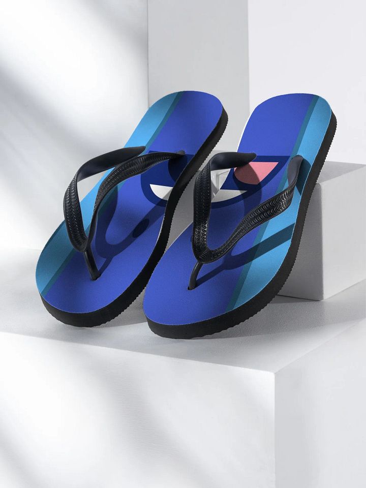 Blue Suitcase Flip Flops product image (1)