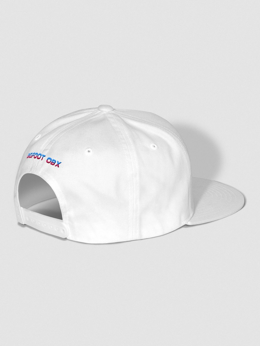 Retro-Inspired White Snapback 100% Cotton Twill – Retro-Inspired Logo Edition product image (3)