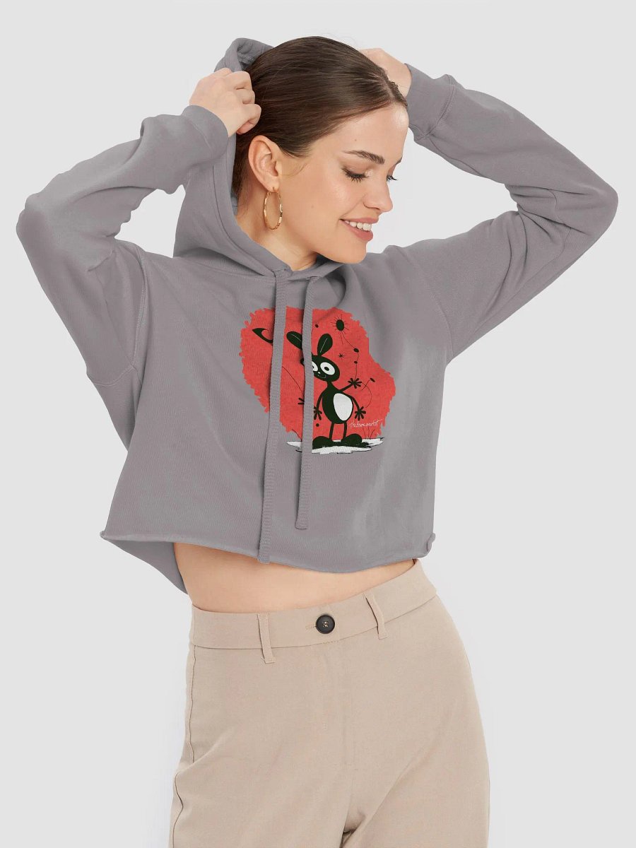Bella+Canvas Fleece Crop Hoodie product image (1)