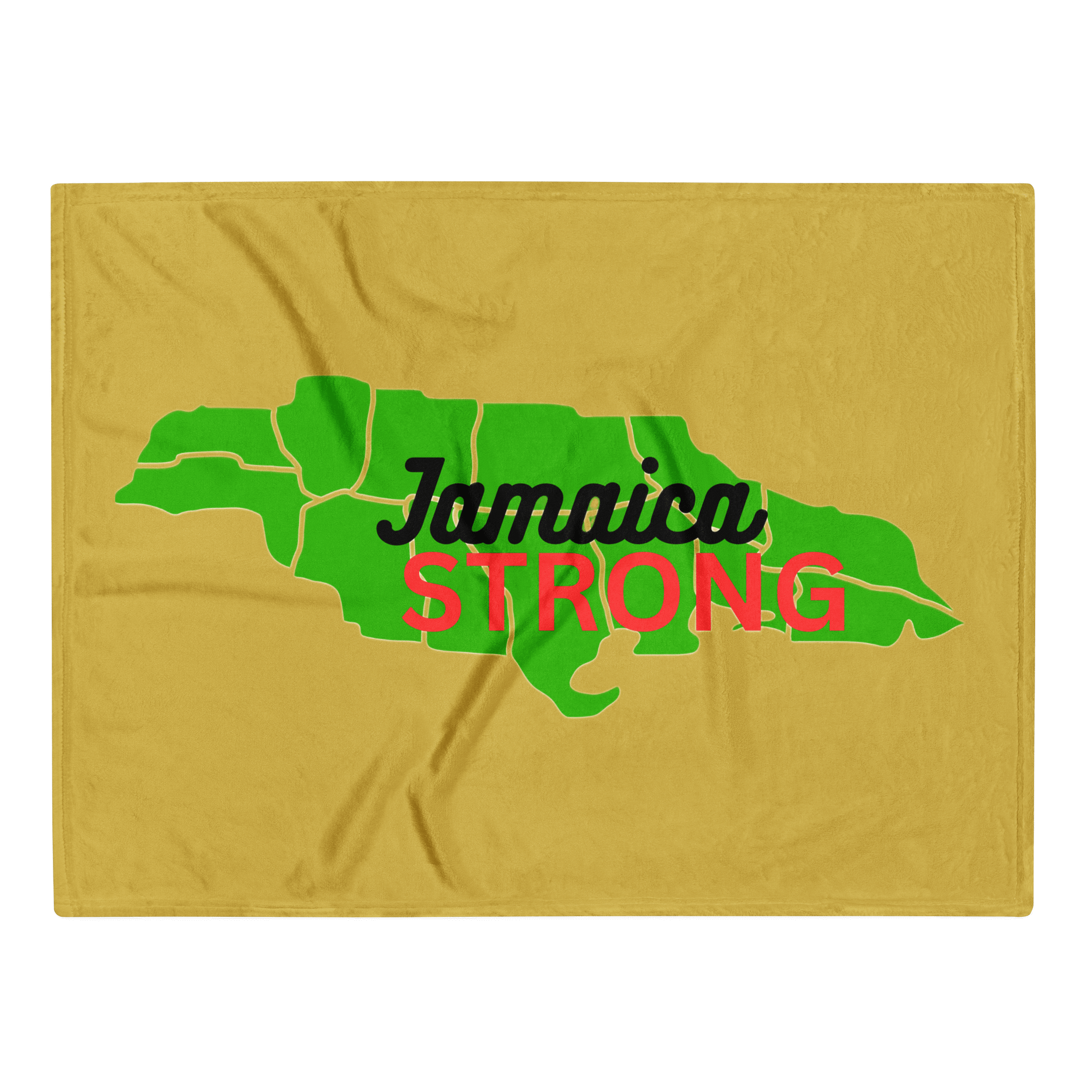 Jamaica STRONG Throw Blanket product image (1)