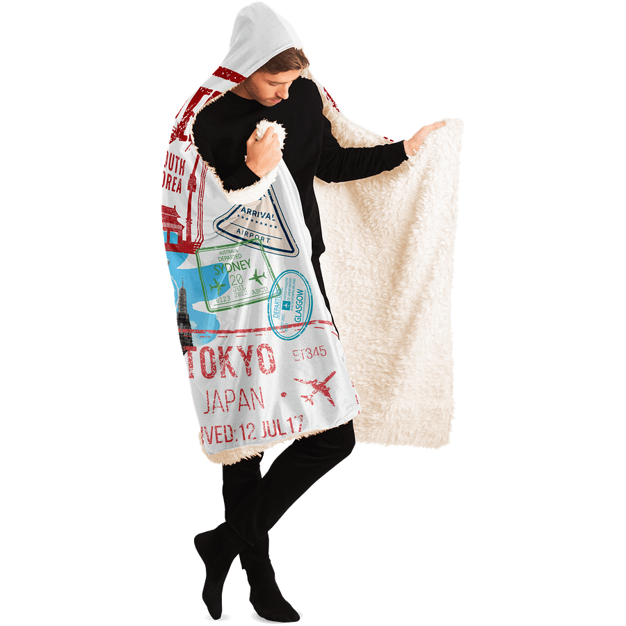 Travel-the-World Hooded Blanket product image (5)