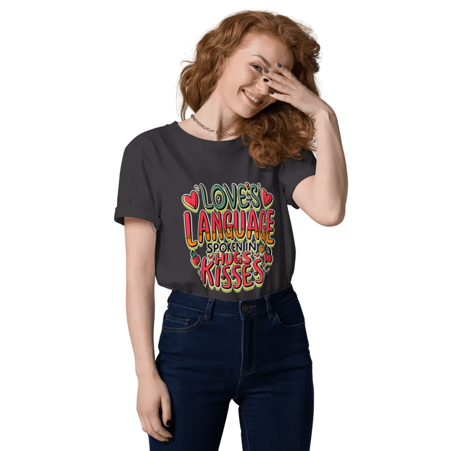 Love's Language spoken in hugs & Kisses T-shirt - Ver 2 product image (8)