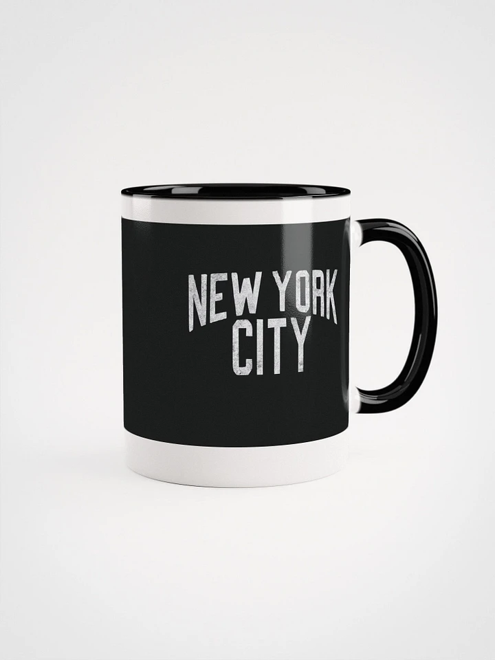 New York City Coffee Mug (White text on black) product image (1)