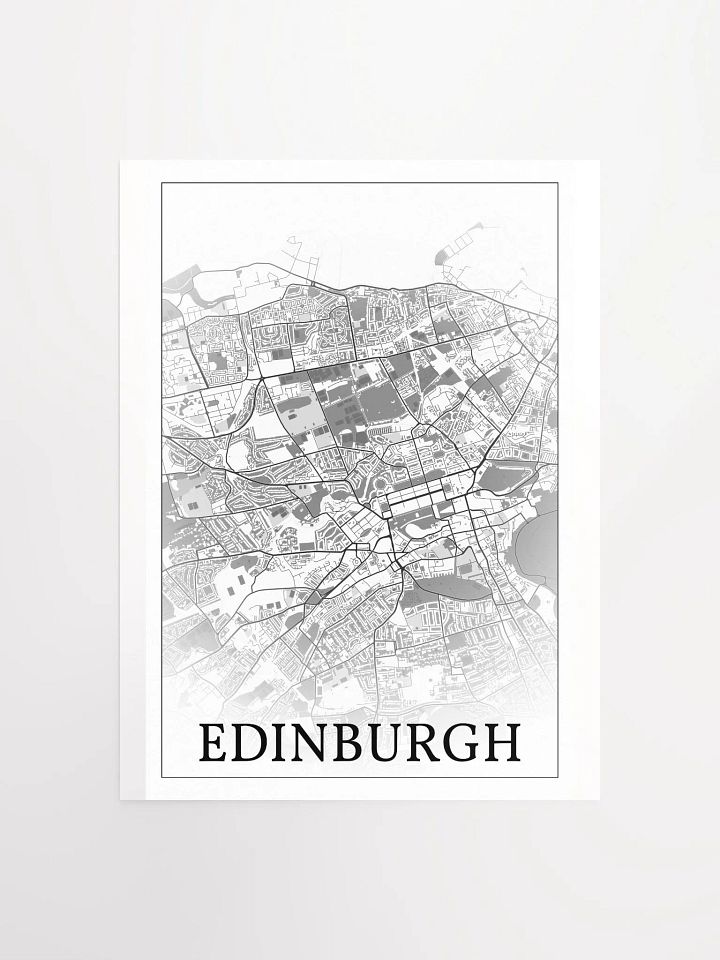 Edinburgh, Scotland, city map print product image (1)