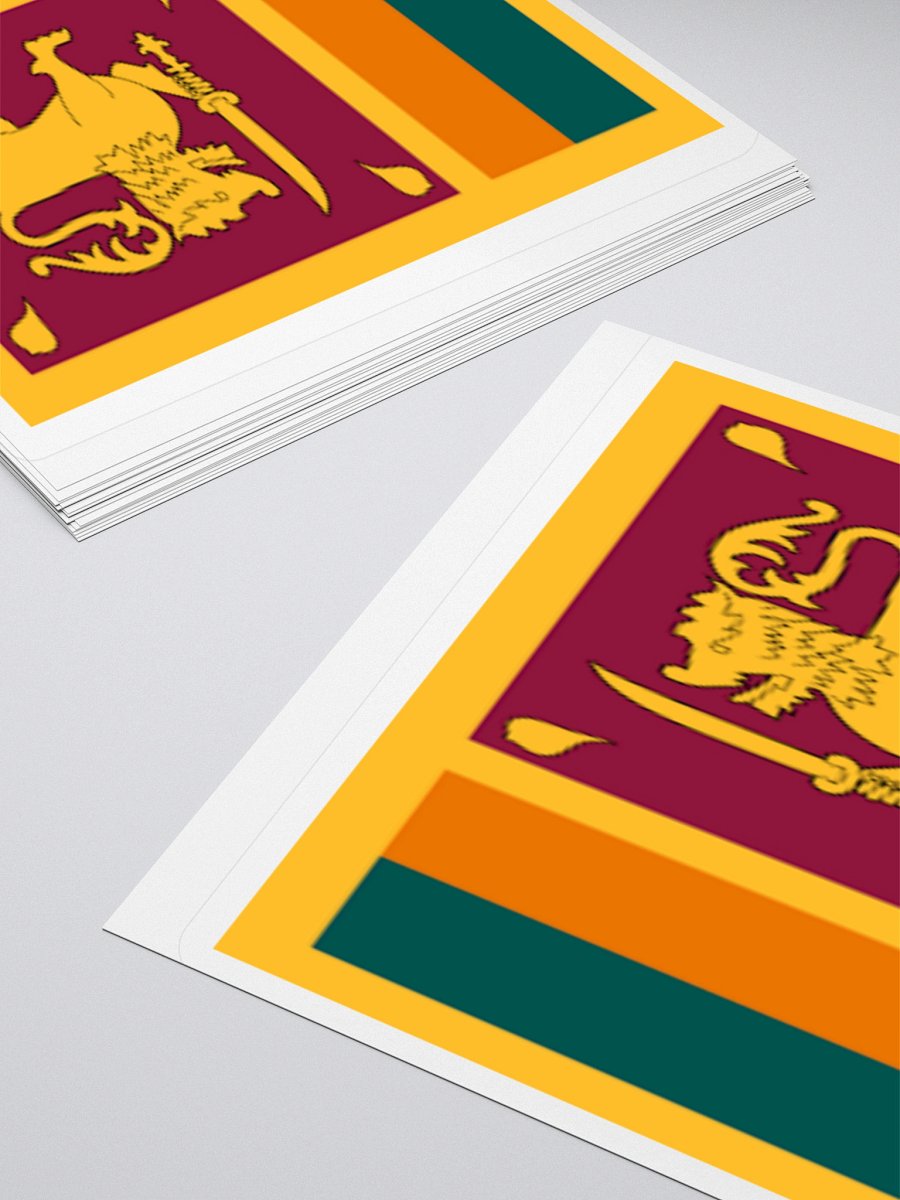 Exclusive Sri Lanka Flag Kiss-Cut Stickers - High-Quality Vinyl, Multiple Sizes product image (12)