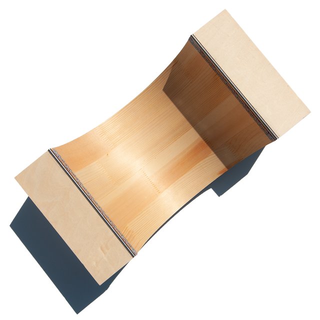 LC BOARDS FINGERBOARD MEGA HALF PIPE WOOD product image (2)