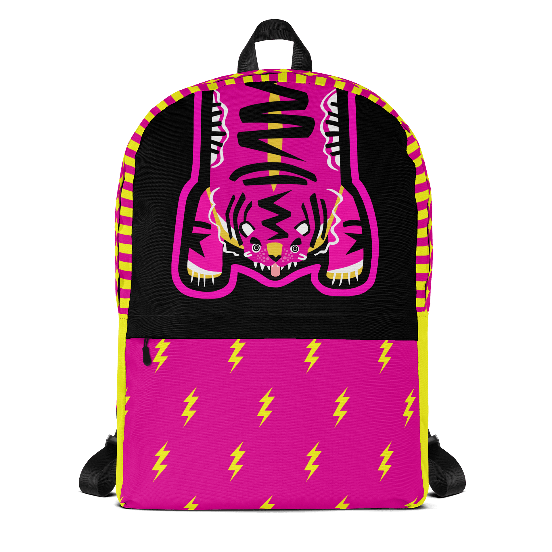 Pink and Yellow Tiger Backpack - Electric Tiger Club product image (2)