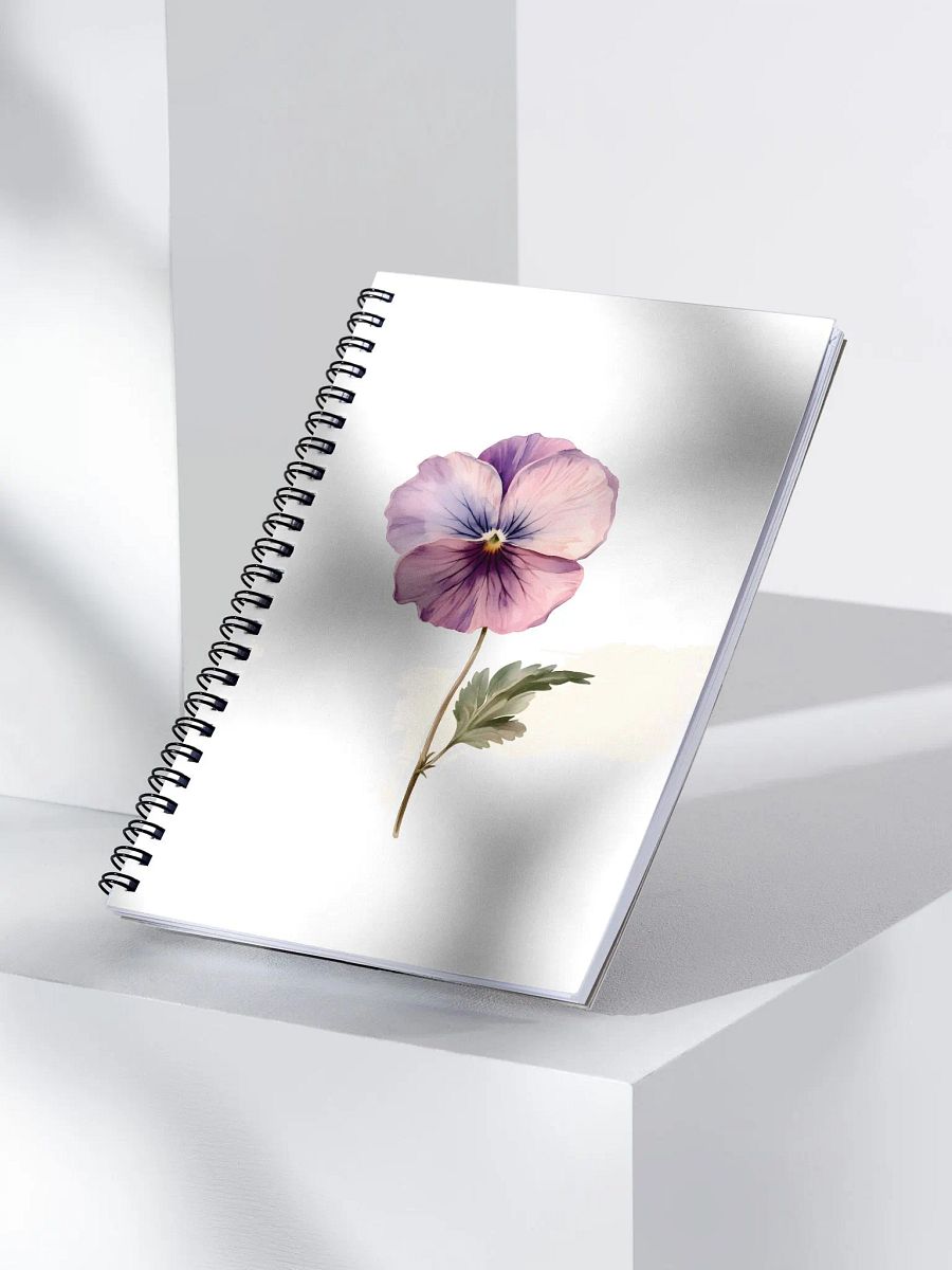 Pansy Spiral Notebook product image (3)