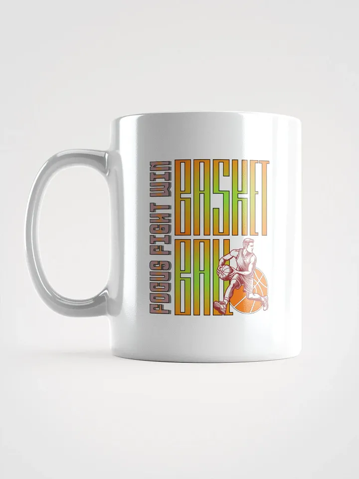 Focus Fight Win Basketball Mug product image (1)