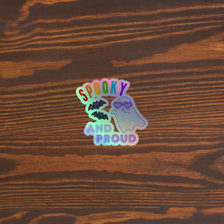 Spooky Ghost Holographic Sticker Sheet product image (3)