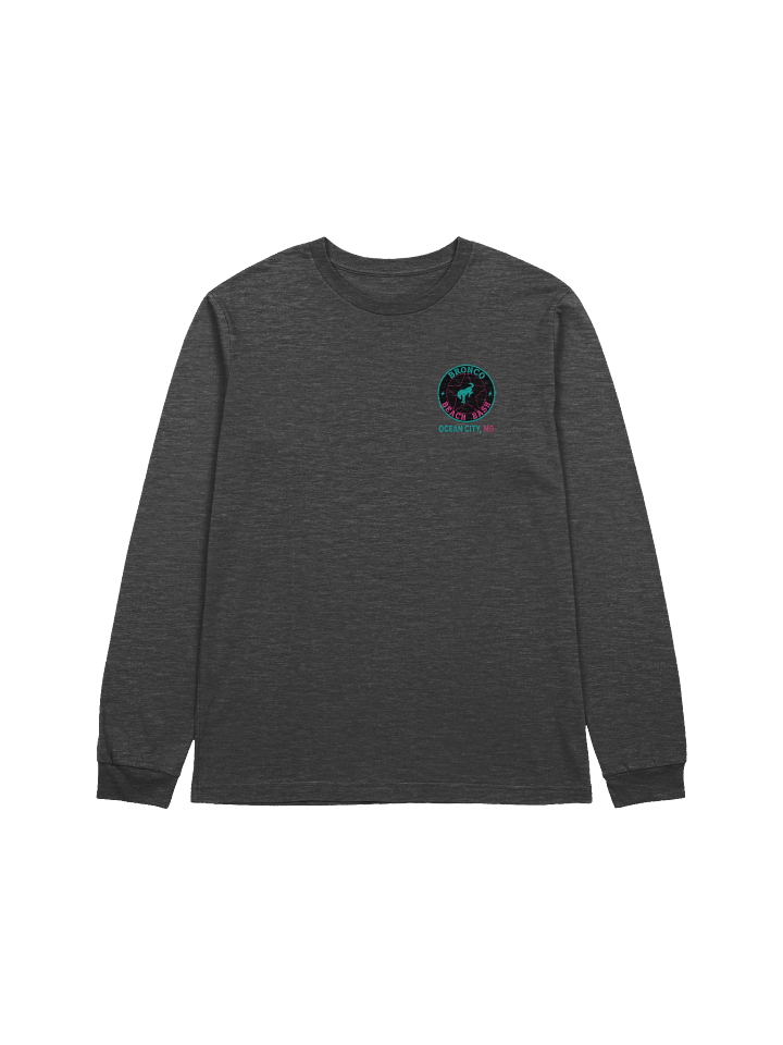 2025 Bronco Beach Bash Ocean City / Destination Bigfoot Bronco Collab Long Sleeve Bella+Canvas Supersoft T-Shirt (Multiple Colors Available) product image (1)