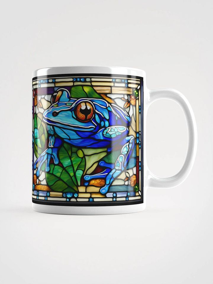 #001 Mr. Blues Frog Stained Glass Mug product image (1)