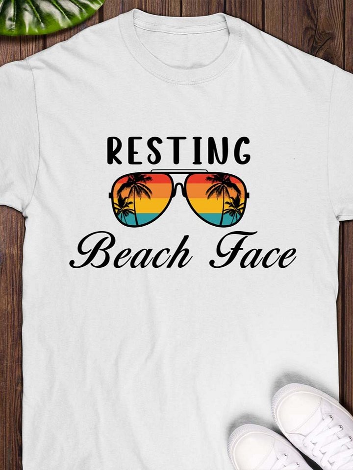 Resting Beach Face T-Shirt product image (1)