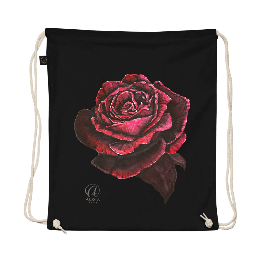 Red Rose Drawstring Bag product image (1)