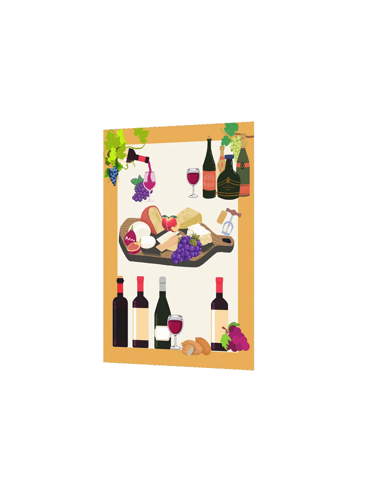 Vino & Formaggio Delight Poster product image (2)