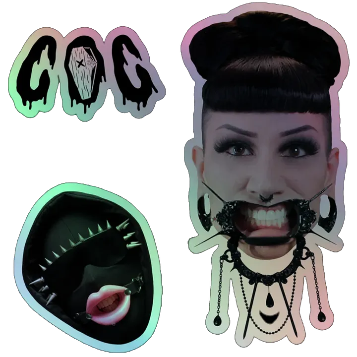 Character Theme Holographic Stickers product image (1)