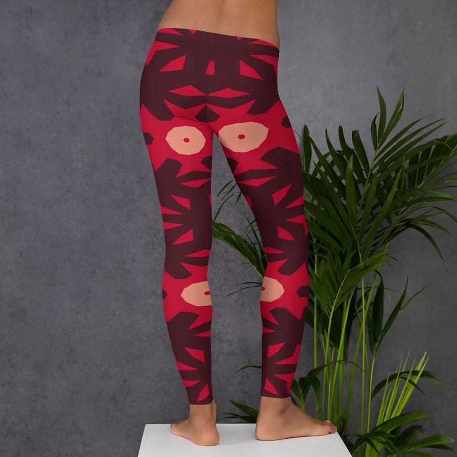 Kaleidoscope Red Allure Leggings product image (6)