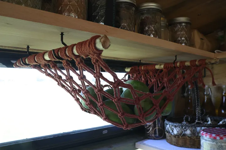 Hanging Macrame Fruit Basket product image (2)
