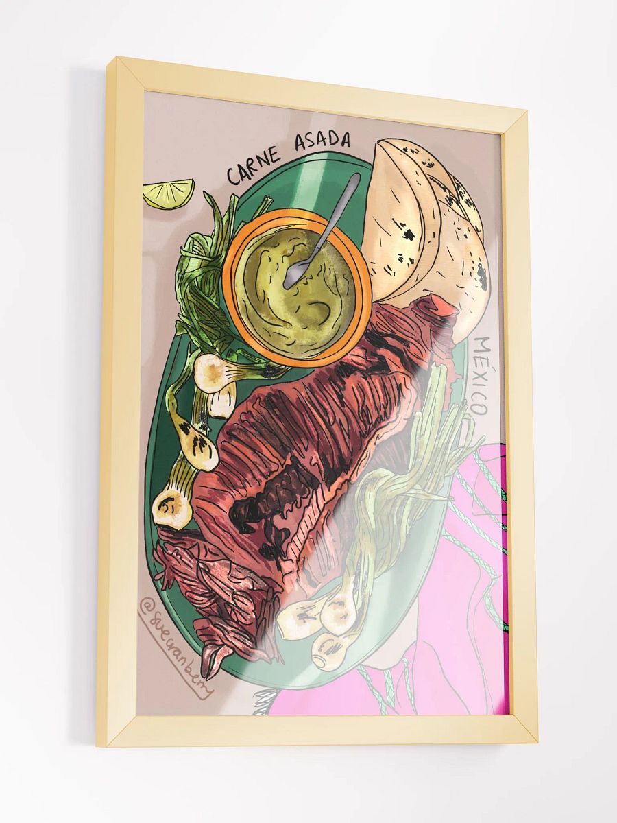 Carne Asada Framed Poster product image (3)