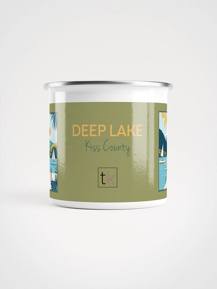 Deep Lake Kiss County Enamel Mug product image (2)