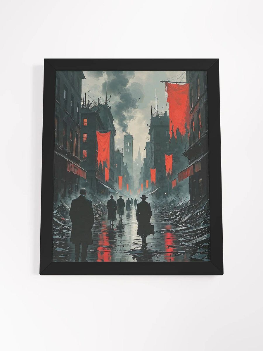 Dystopian Cityscape Framed Print product image (19)