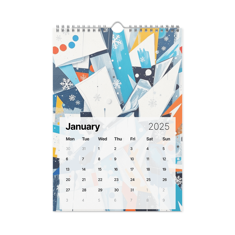 ART ABSTRACT WALL CALENDAR 2026 product image (6)