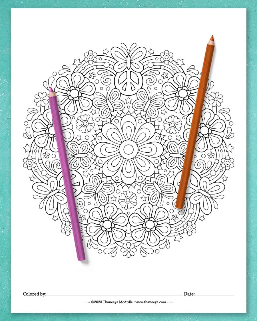 Super Groovy Coloring Pages product image (10)
