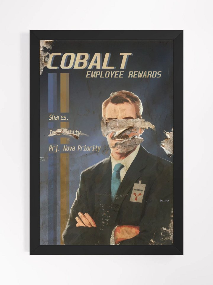 Cobalt Employee Rewards Framed Poster product image (1)
