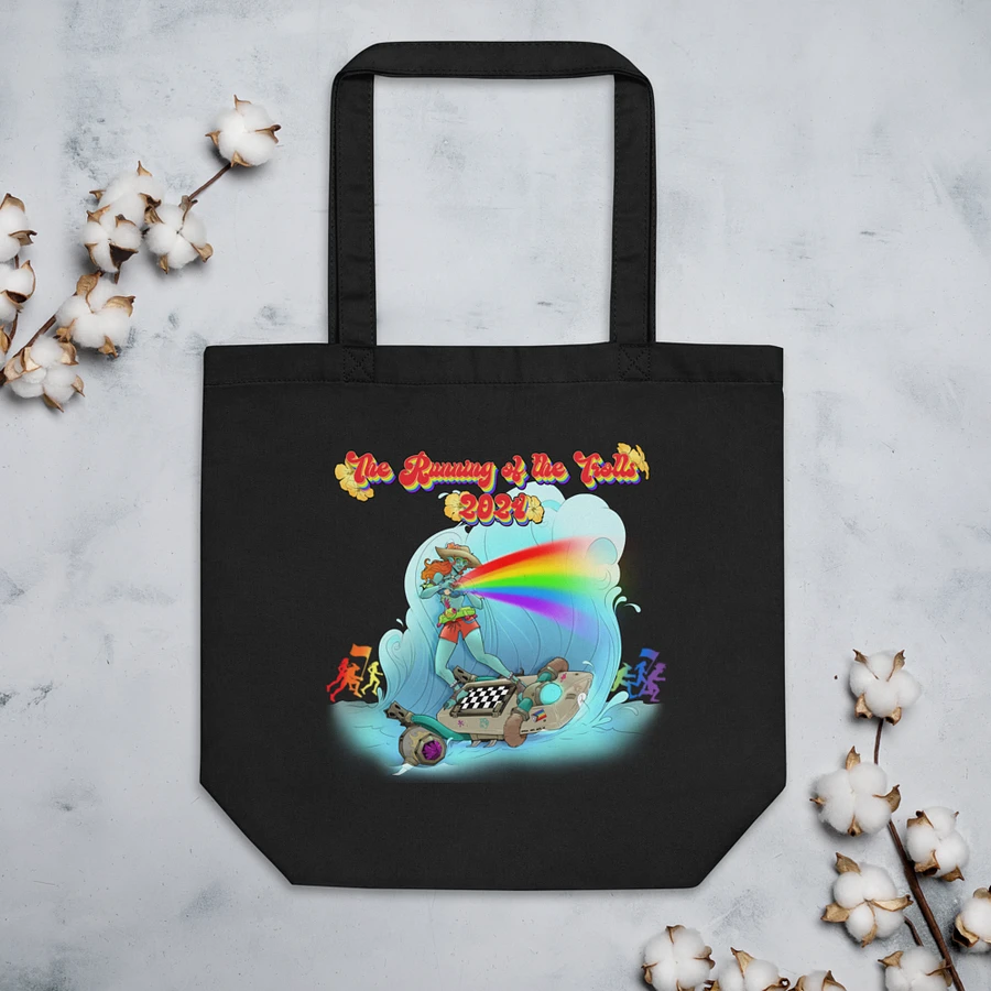 Running of the Trolls Rainbow Small Tote Bag by Mischi product image (5)