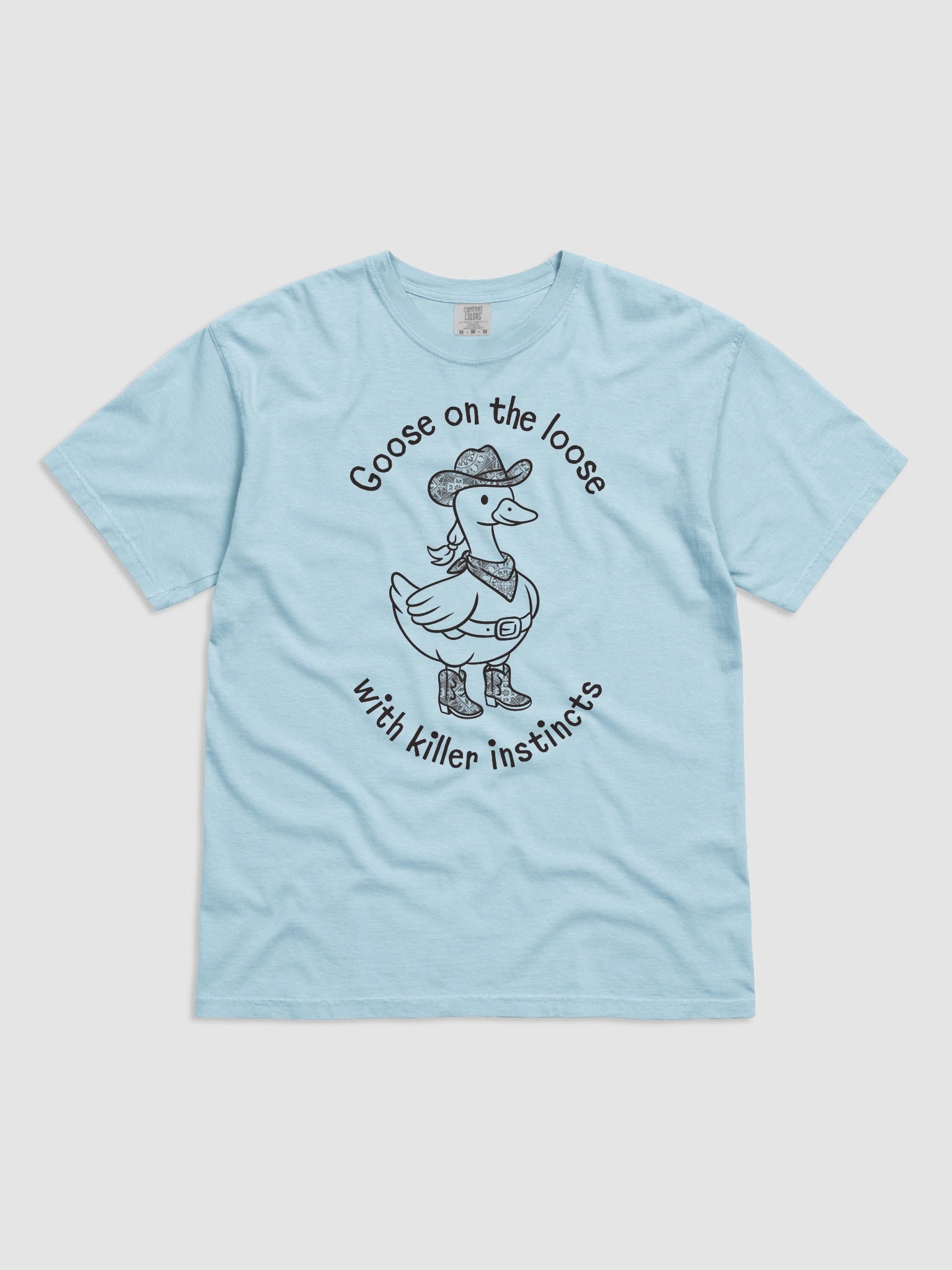Silly Goose Western Shirt - Western True Crime Gift Tee - Light product image (26)