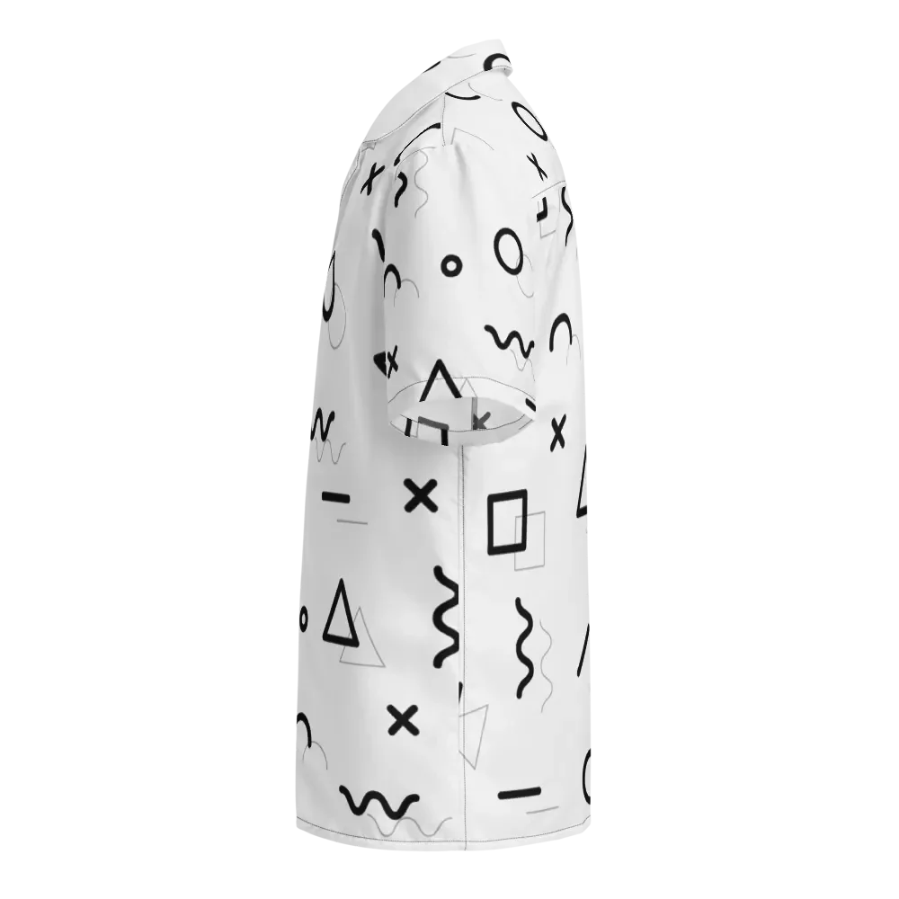 Minimalist Mosaic Breeze Hawaiian Shirt product image (7)