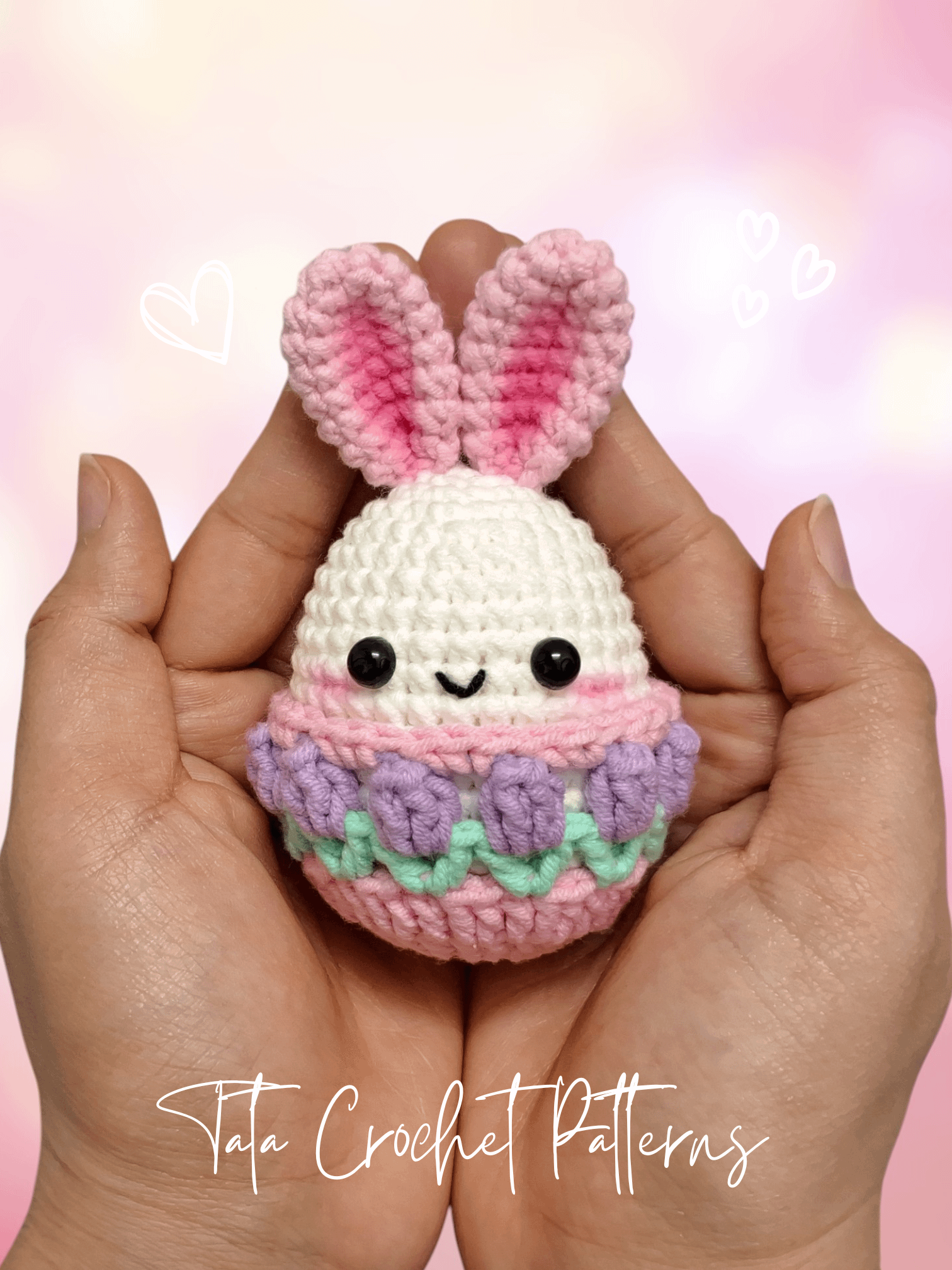 PDF Pattern -♡- (8 in 1) Super Cute Easter Bunny Eggs Amigurumi product image (9)