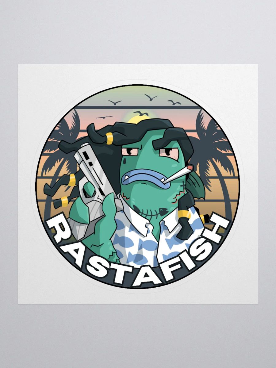 RastaFish Sticker 2 product image (1)