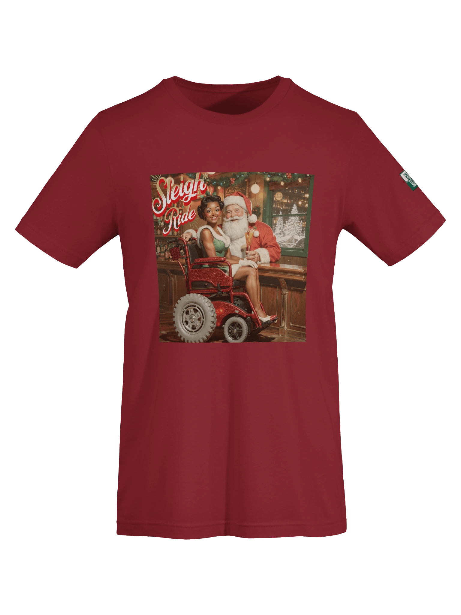Vintage Pin-up Sleigh Ride T-Shirt product image (31)