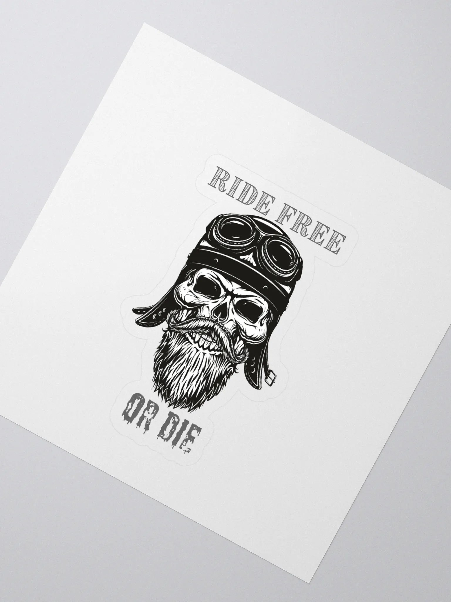 RIDE FREE OR DIE Decal product image (2)