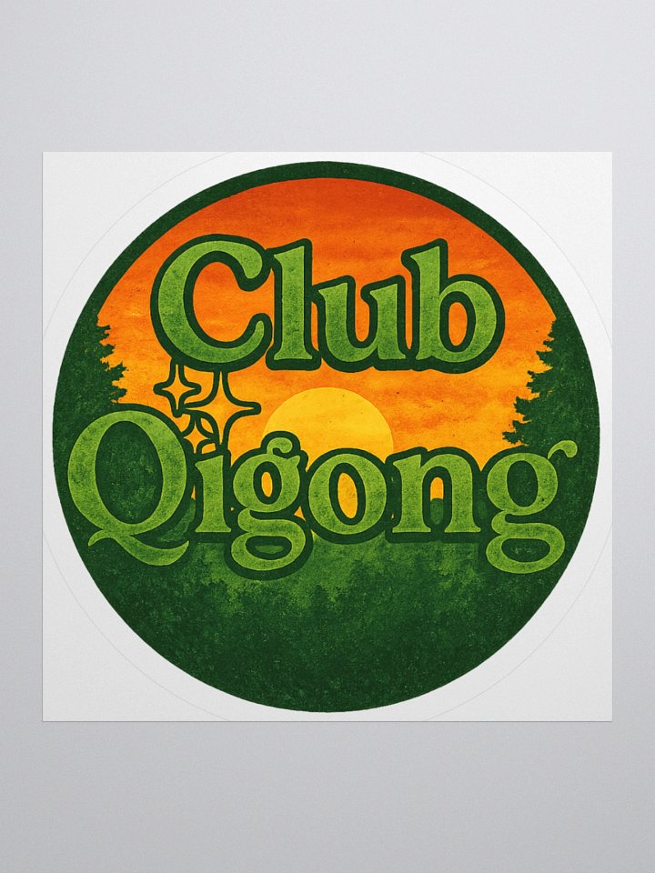 Sunset Qigong Sticker product image (1)