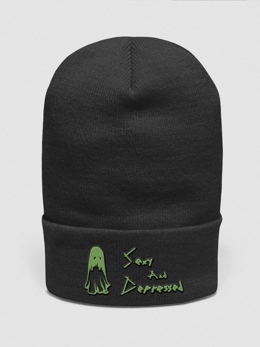 SaD Logo (Green) Classic Beanie product image (1)