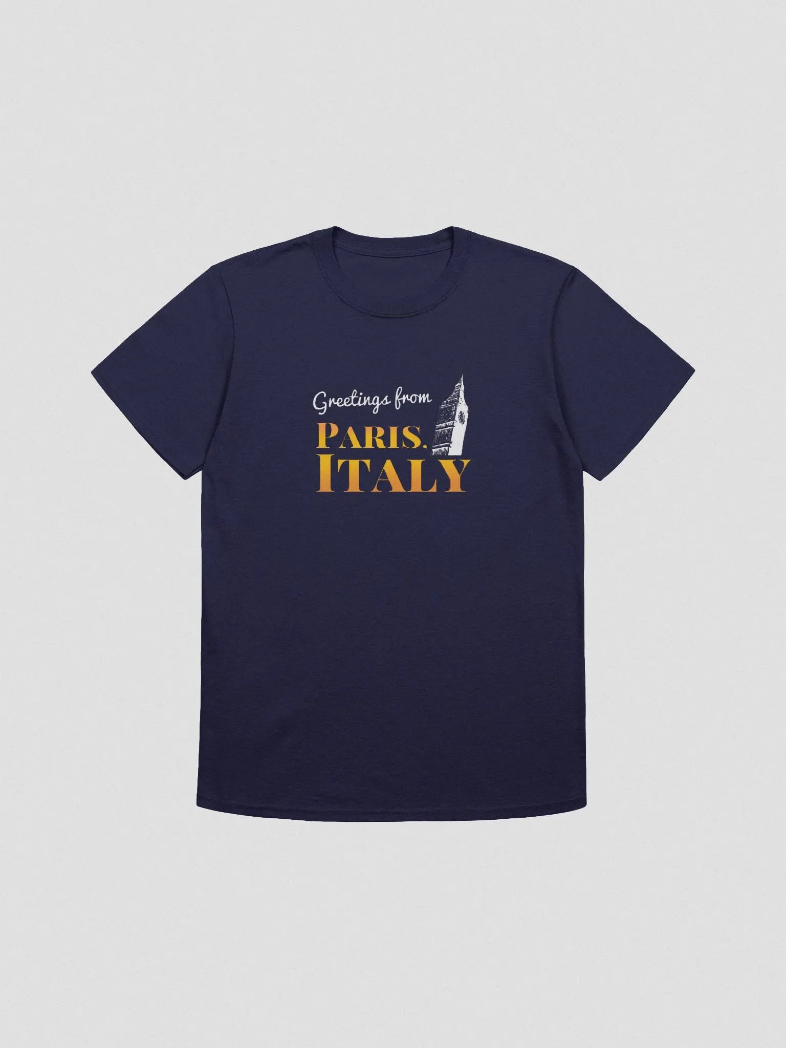 Paris, Italy travel shirt product image (1)