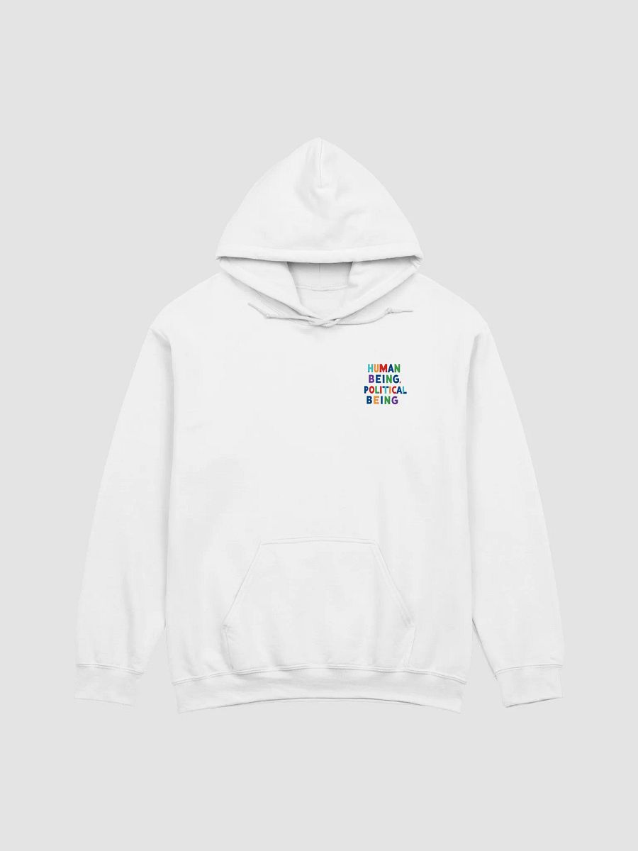 Human Being Political Being + Draft the Billionaires Hoodie | Double print Political Hoodie product image (1)