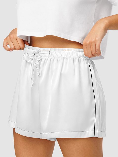 Photo showing All-Over Print Women's Pajama Shorts