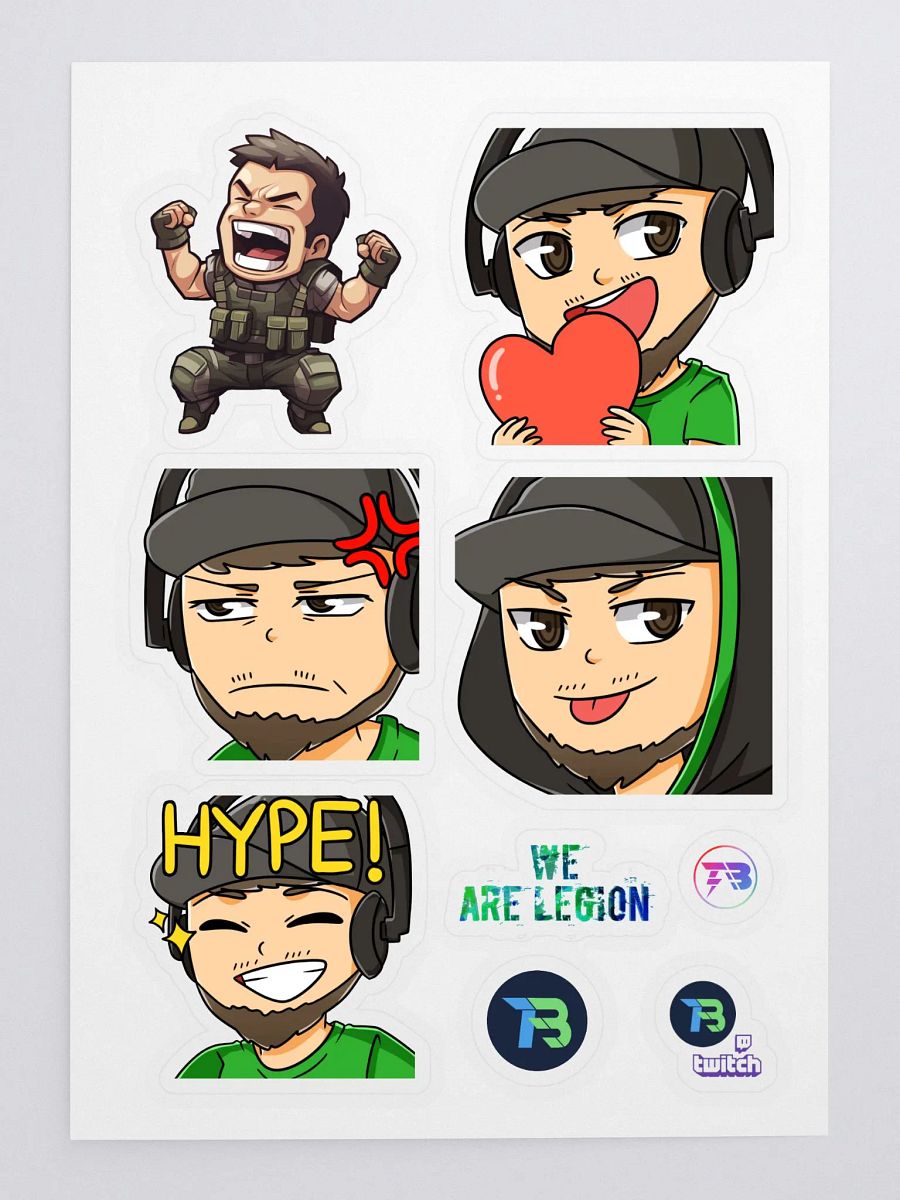 Assorted Legion Sticker Sheet #2 - Legion Series product image (3)