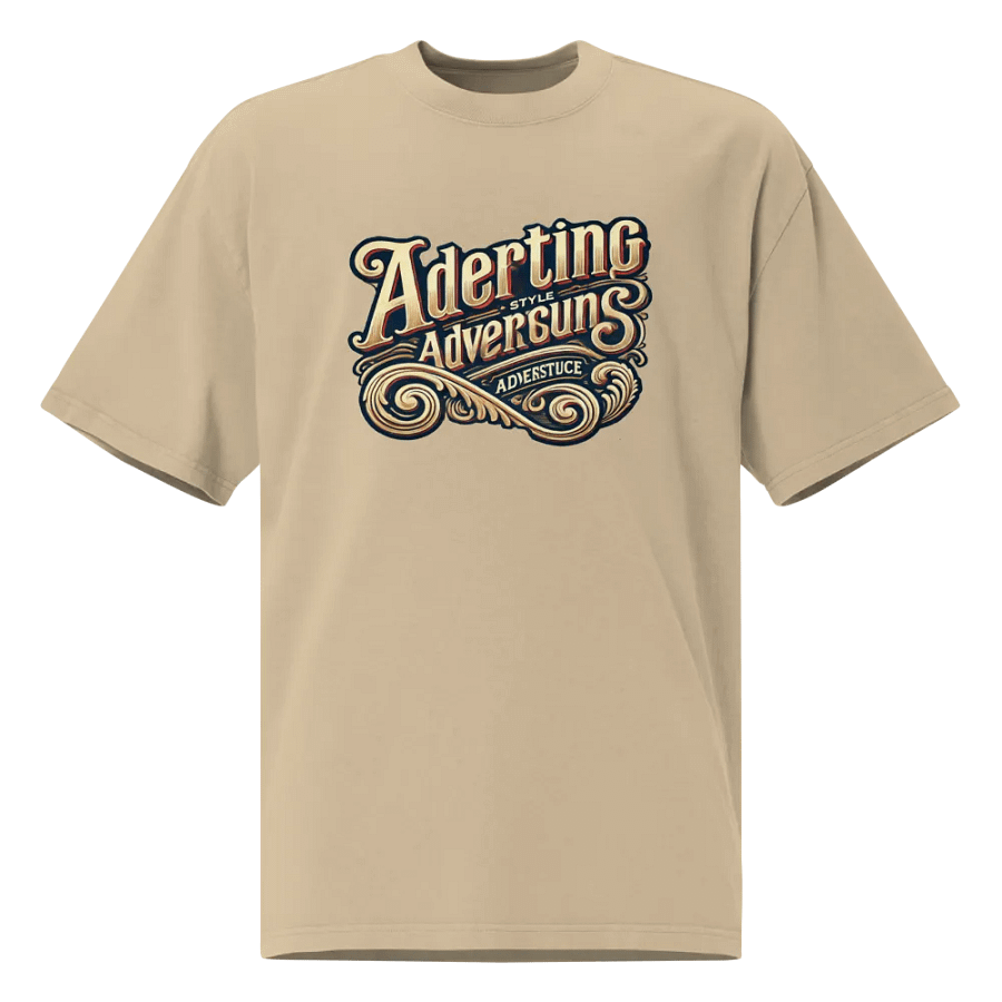 Adtering Ornate Typography Tee product image (1)