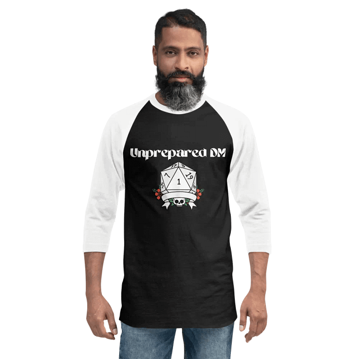 Unprepared DM Baseball Tee product image (1)